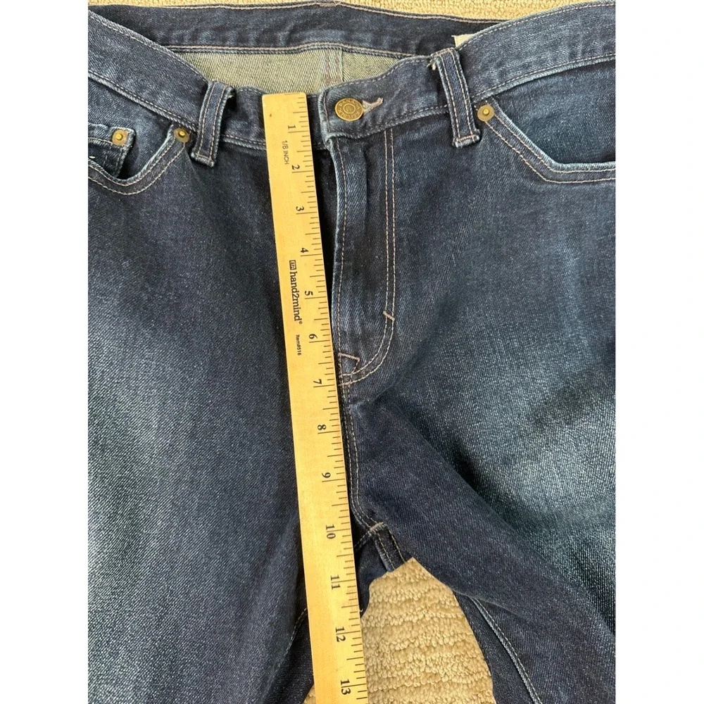 Banana Republic Standard Jean Slim Fit Dark Wash Denim Mens 33W 32L
